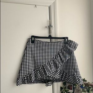 Princess polly gingham skirt